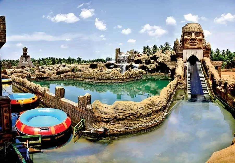 Themed water ride at GRS Fantasy Park, Mysore
