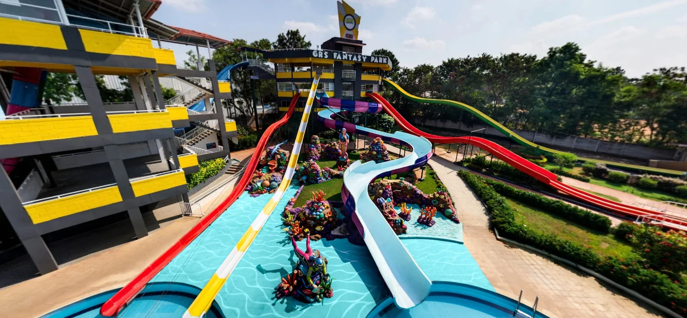 Landing Pool at GRS Fantasy Park, Mysuru