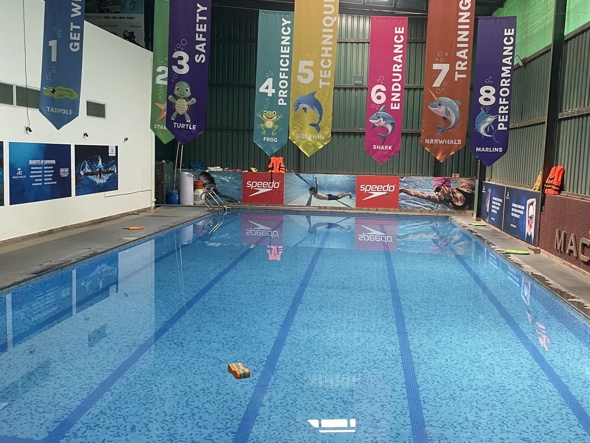 Competition pool at Machaxxi, Bangalore