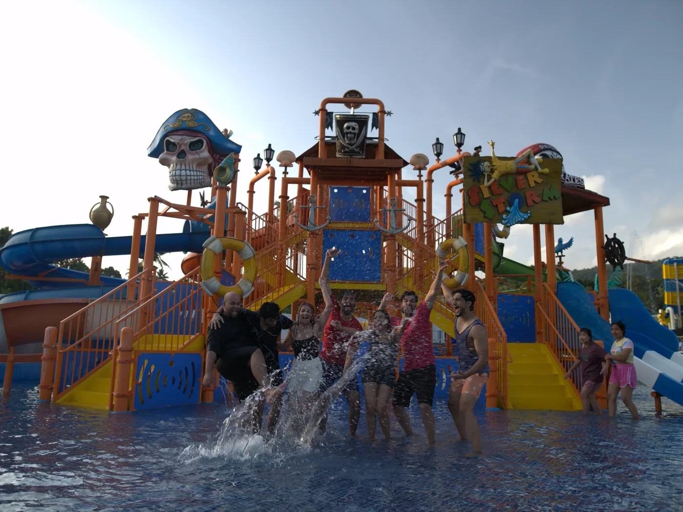 Slides at Silver Storm, Athirapally
