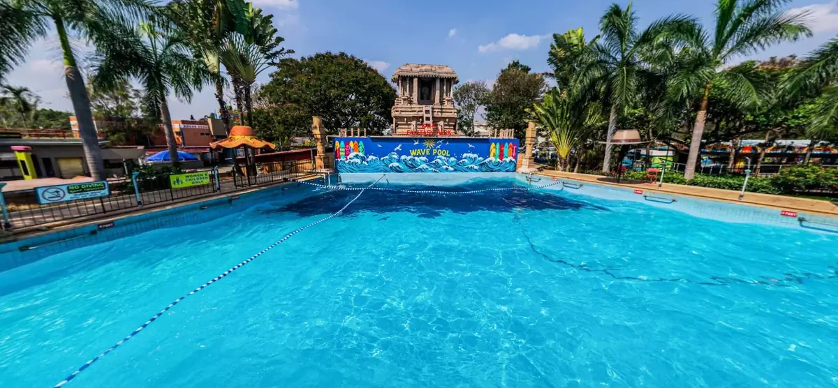 Wave Pool at GRS Fantasy Park, Mysuru