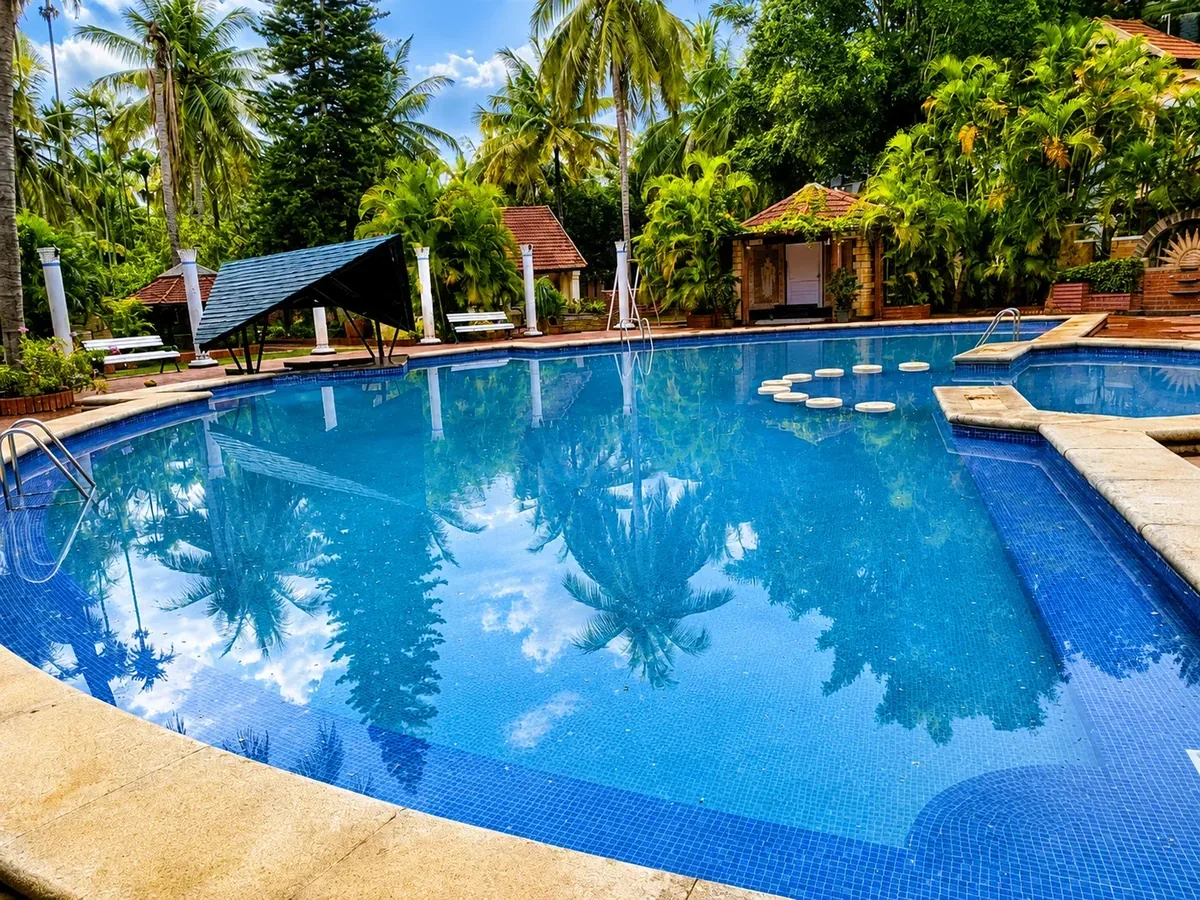 Swimming pool at PC Mallapa, Doddaballapura