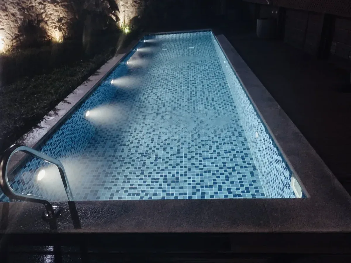 Swimming pool at Santosh Residence, Bangalore
